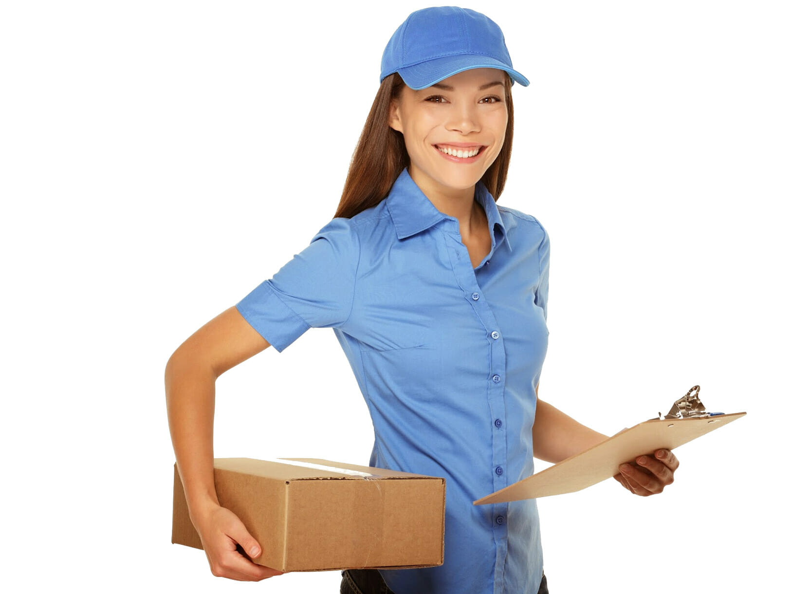 Lieferdienst liefert Bestellung aus